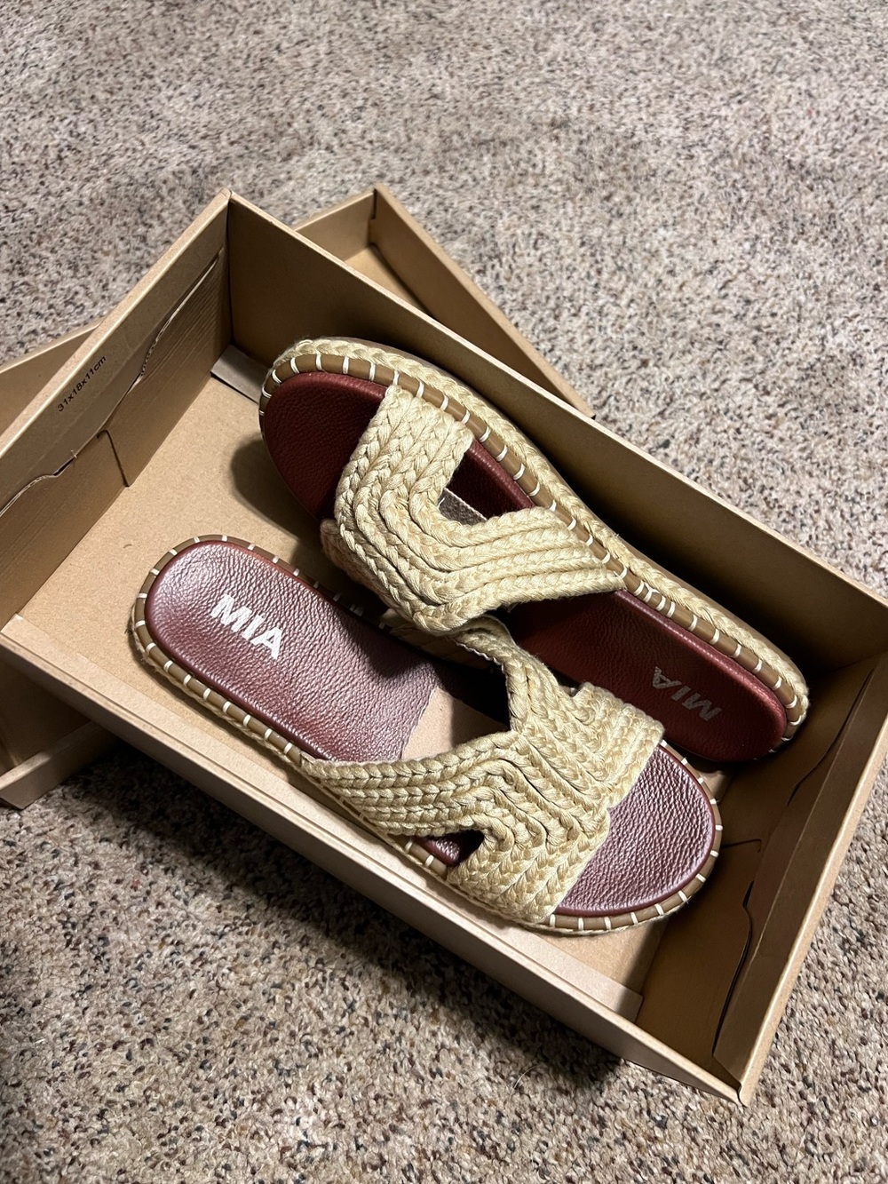 MIA rope sandals W8